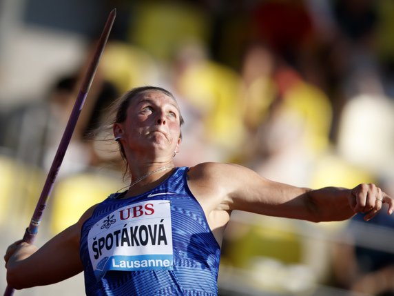 Barbora Spotakova a regoûté à la compétition à Kladno. © KEYSTONE/VALENTIN FLAURAUD