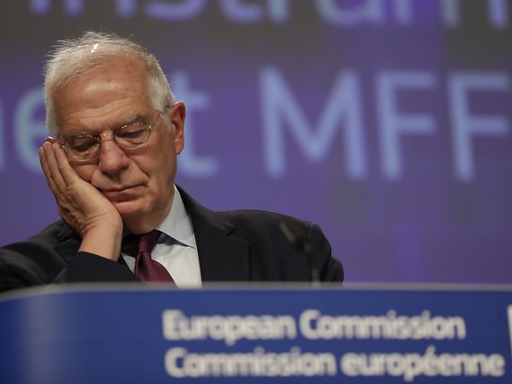 Josep Borrell et l'UE sont choqués par la mort de George Floyd © KEYSTONE/EPA/POOL / OLIVIER HOSLET