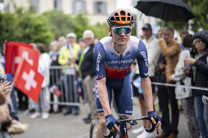 Mauro Schmid est le nouveau champion de Suisse de cyclisme sur route (archives). © KEYSTONE/GIAN EHRENZELLER