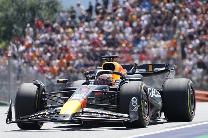 Max Verstappen a remporté les trois courses sprint disputées cette saison. © KEYSTONE/AP/Darko Bandic