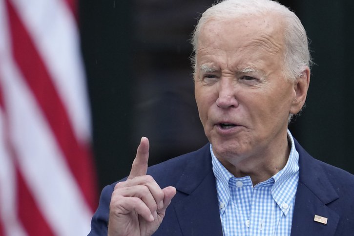 "Vous pouvez compter sur moi. Je n'ai pas l'intention de m'en aller.", a déclaré Joe Biden. © KEYSTONE/AP/Susan Walsh